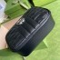 Gucci GG Marmont Mini Camera Bag in Black Matelasse Leather
