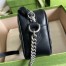 Gucci GG Marmont Mini Camera Bag in Black Matelasse Leather