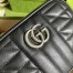 Gucci GG Marmont Mini Camera Bag in Black Matelasse Leather