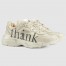 Gucci Men's Rhyton Sneakers with Thank Print