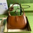 Gucci Jackie 1961 Small Hobo Bag in Brown Leather