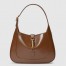 Gucci Jackie 1961 Small Hobo Bag in Brown Leather