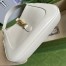 Gucci Jackie 1961 Small Hobo Bag in White Leather