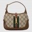 Gucci Jackie 1961 Mini Hobo Bag in Beige GG Supreme Canvas