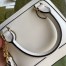 Gucci Horsebit 1955 Mini Top Handle Bag in White Calfskin