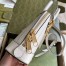 Gucci Horsebit 1955 Mini Top Handle Bag in White Calfskin