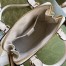 Gucci Horsebit 1955 Mini Top Handle Bag in White Calfskin