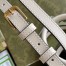 Gucci Horsebit 1955 Mini Top Handle Bag in White Calfskin