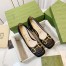 Gucci Mid-heel Pumps 75mm in Black Leather with Horsebit
