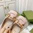 Gucci Slingback Pumps 75mm in Nude Leather with Horsebit