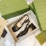 Gucci Slingback Pumps 75mm in Black Leather with Horsebit