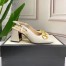 Gucci Slingback Pumps 75mm in White Leather with Horsebit