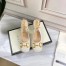Gucci Slingback Pumps 75mm in White Leather with Horsebit