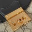 Gucci Padlock Small Crossbody Bag in GG Canvas with Black Leather