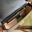 Gucci Padlock Small Crossbody Bag in GG Canvas with Black Leather