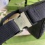 Gucci Belt Bag in Black GG Embossed Perforated Leather