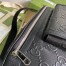 Gucci Belt Bag in Black GG Embossed Perforated Leather