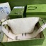 Gucci Belt Bag in White GG Embossed Perforated Leather