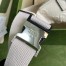 Gucci Belt Bag in White GG Embossed Perforated Leather