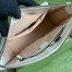 Gucci Small Shoulder Bag in White Leather with Double G