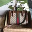 Gucci Jackie 1961 Medium Tote Bag in GG Supreme Canvas