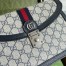 Gucci Ophidia GG Small Top Handle bag in Blue Supreme Canvas