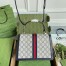Gucci Ophidia GG Small Top Handle bag in Blue Supreme Canvas