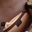 Gucci Ophidia GG Small Top Handle Bag in GG Canvas with Brown Leather