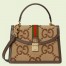 Gucci Ophidia GG Small Top Handle Bag in GG Jumbo GG Canvas