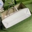 Gucci Small Tote Bag with Double G in White Calfskin