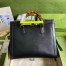 Gucci Diana Medium Tote Bag in Black Leather