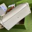 Gucci Diana Medium Tote Bag in White Leather