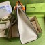 Gucci Diana Medium Tote Bag in White Leather