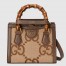 Gucci Diana Mini Tote Bag in Jumbo GG Canvas