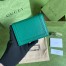 Gucci Diana Card Case Wallet In Green Calfskin