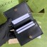 Gucci Diana Card Case Wallet In Black Calfskin