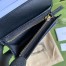 Gucci Diana Card Case Wallet In Black Calfskin