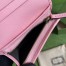 Gucci Diana Card Case Wallet In Pink Calfskin