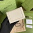 Gucci Diana Card Case Wallet In White Calfskin