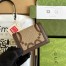 Gucci Diana Card Case Wallet In Jumbo GG Canvas
