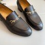 Gucci Women's Interlocking G Horsebit Loafers In Black Leather