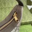 Gucci Ophidia GG Mini Hobo Bag in GG Canvas with Brown Leather
