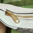 Gucci Ophidia GG Mini Hobo Bag in GG Canvas with White Leather