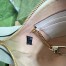 Gucci Ophidia GG Mini Hobo Bag in GG Canvas with White Leather