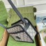 Gucci Shoulder Bag in Blue GG Supreme with Interlocking G