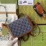 Gucci Horsebit 1955 Mini Bag in GG Jacquard Denim