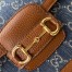 Gucci Horsebit 1955 Mini Bag in GG Jacquard Denim