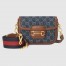 Gucci Horsebit 1955 Mini Bag in GG Jacquard Denim