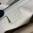 Gucci Men's Medium Backpack In White GG Embossed Leather