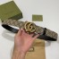 Gucci GG Marmont Reversible Belt 38MM in GG Supreme with Black Leather